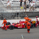 Illustration for article titled Graham Rahal Crashes Exiting Turn Four, Dixon Takes Lead